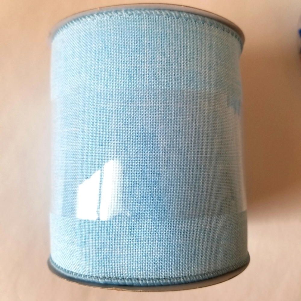 Wired Ribbon 4 Inch Wide - 18 Ft